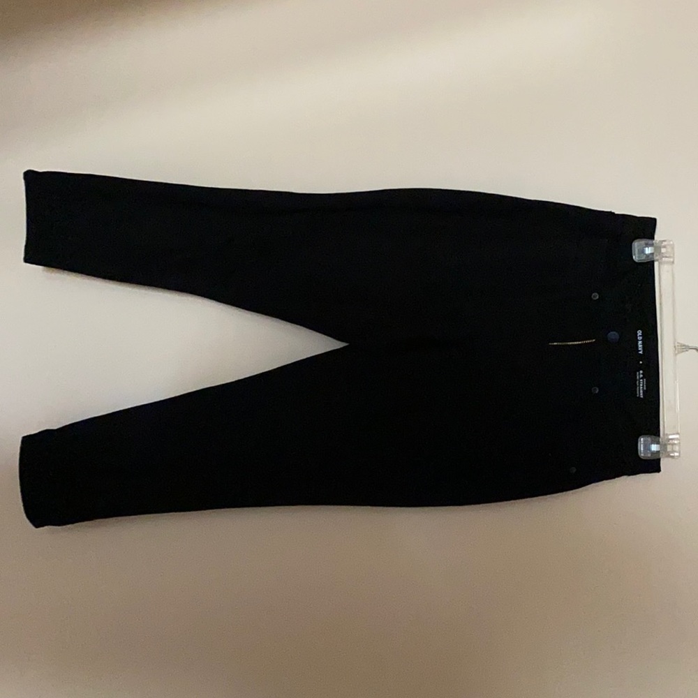NWOT Old Navy High-Waisted O.G. Straight Ankle Jeans - Size 4 - Black